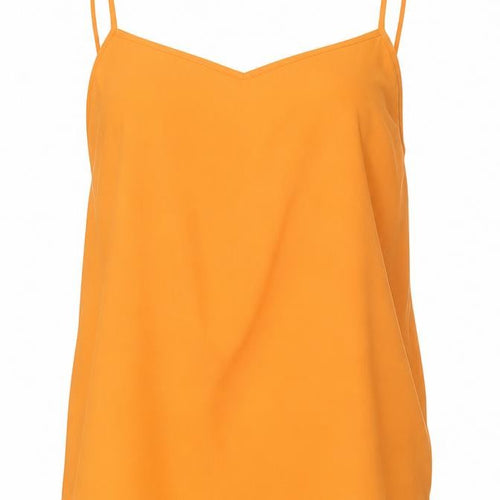 Topshop Womens Orange   Basic Blouse Size 10