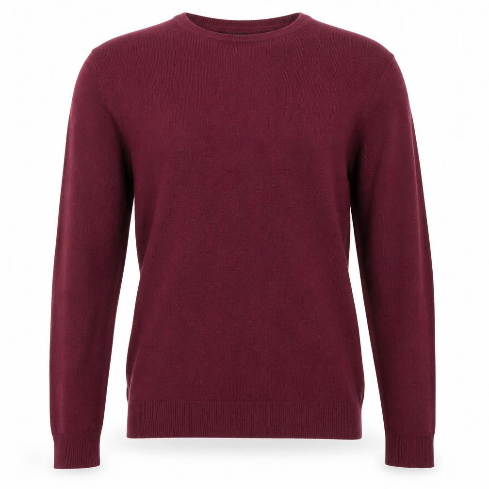 Front view of Cedarwood State men’s purple jumper, size L