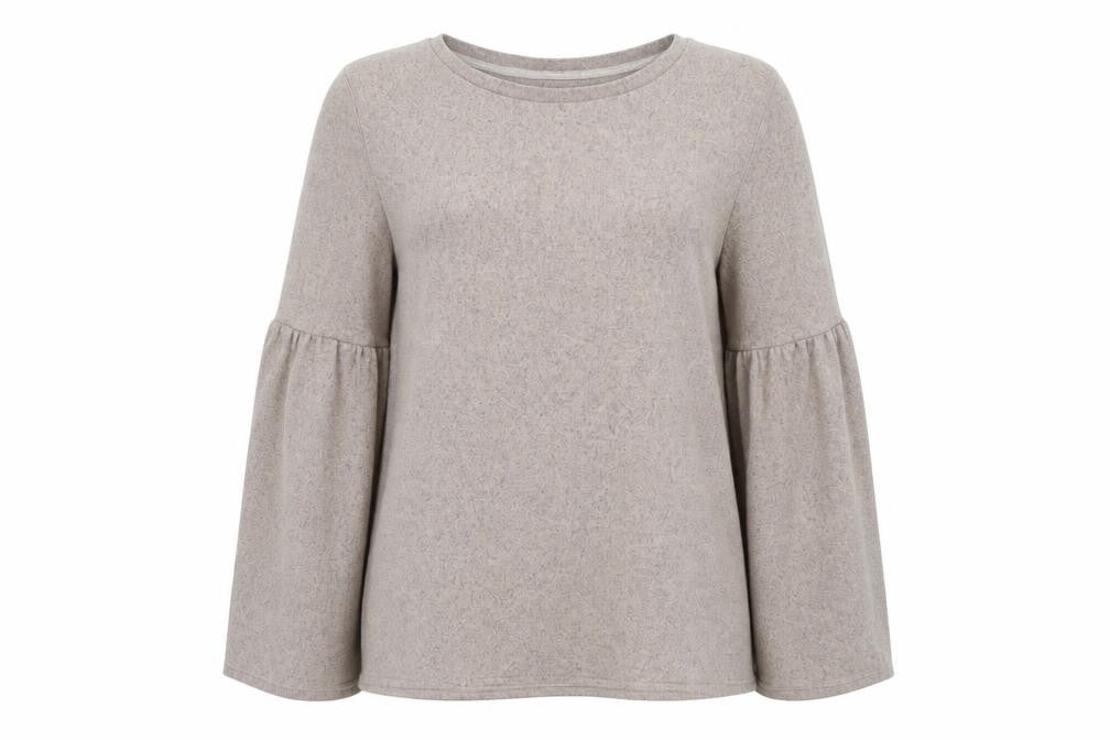 F&F Womens Beige  Knit Pullover Jumper Size 12