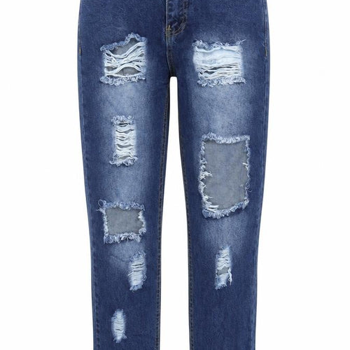 I SAW IT FIRST Womens Blue  Denim Straight Jeans Size 6 L29 in