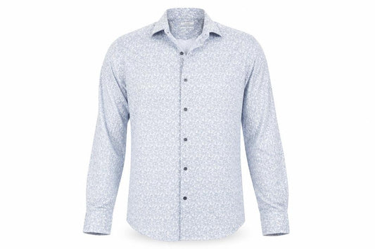 Front view of Next men’s white button-up, size 14