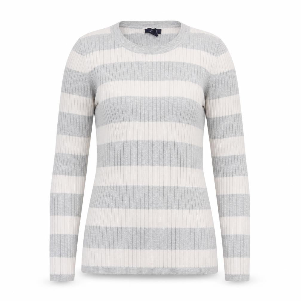 Gap Womens Grey Striped  Pullover Jumper Size M