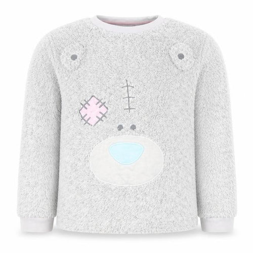 Me to you Girls Grey Animal Print  Top Pyjama Top Size 7-8 Years