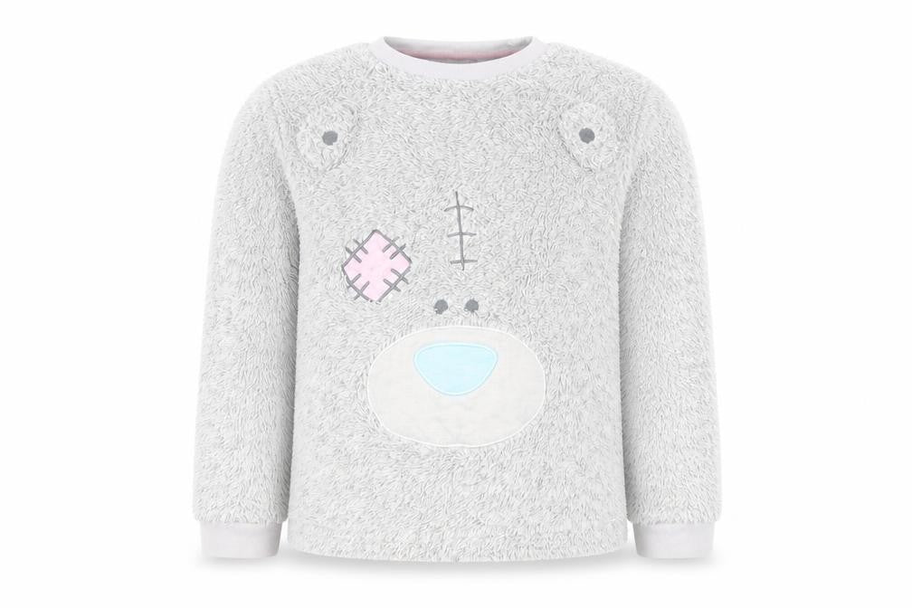Me to you Girls Grey Animal Print  Top Pyjama Top Size 7-8 Years