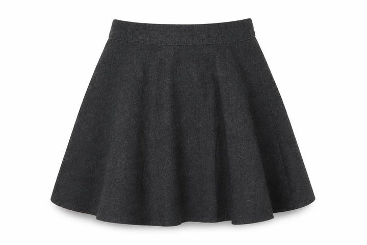 George Girls Grey Rayon Pleated Skirt Size 4-5 Years