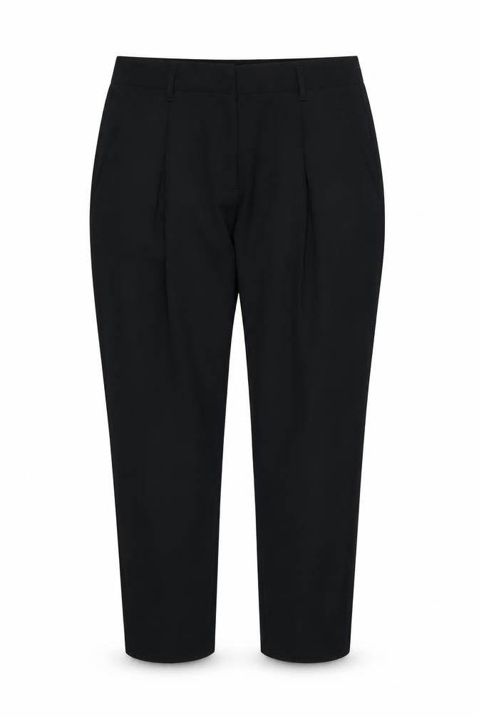 Marks and Spencer Womens Black  Rayon Trousers  Size 12 L27 in