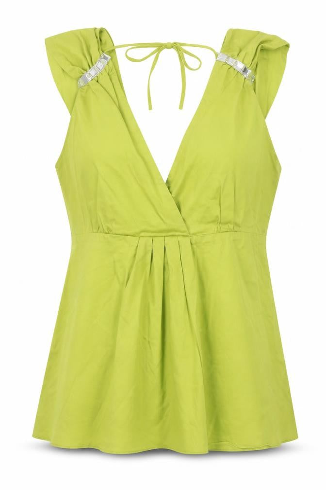 JLO Womens Green   Basic Blouse Size 14