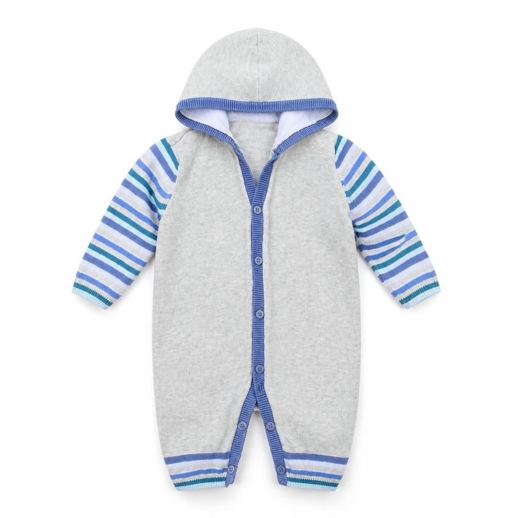 Marks and Spencer Boys Grey   Babygrow One-Piece Size 0-3 Months