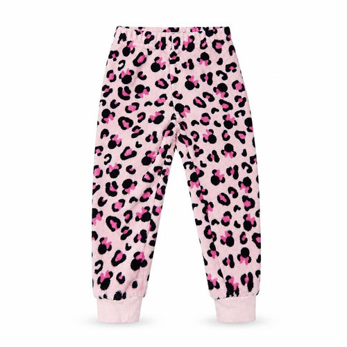 Disney Girls Pink Solid   Pyjama Pants Size 4 Years  - MINNIE MOUSE