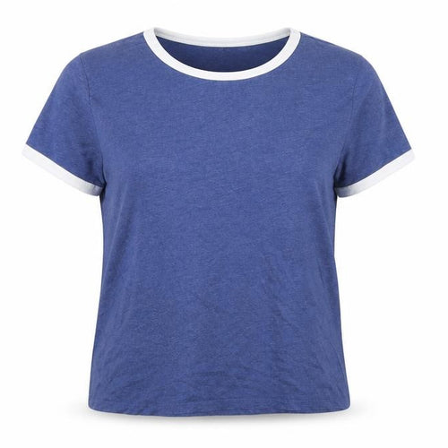 Divided Womens Blue   Basic T-Shirt Size L