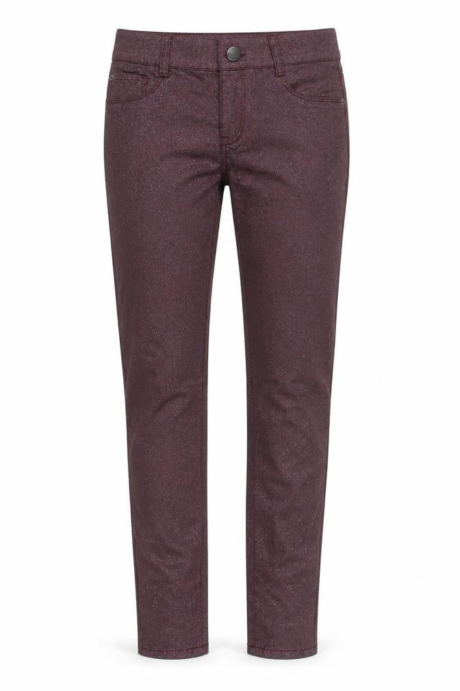 skinny Womens Purple   Trousers  Size 8 L32 in