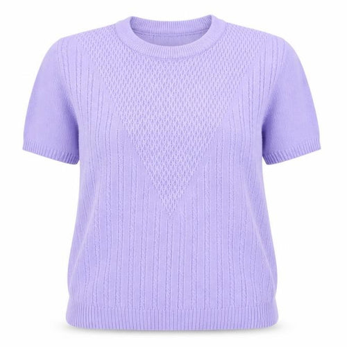 CHIC Womens Purple   Pullover Jumper Size M