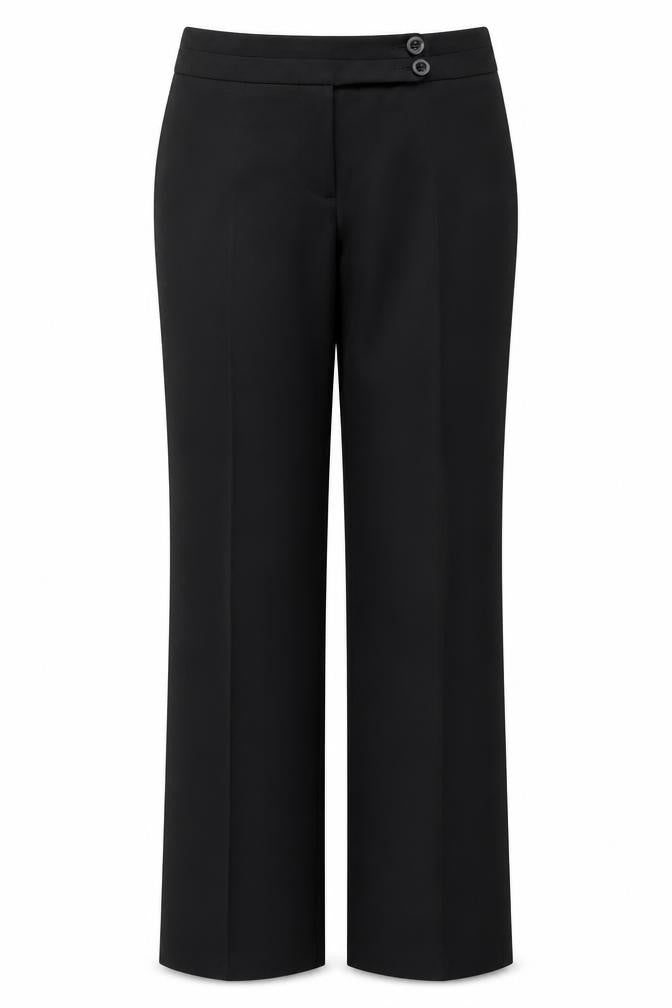 George Womens Black   Trousers  Size 10 L25 in