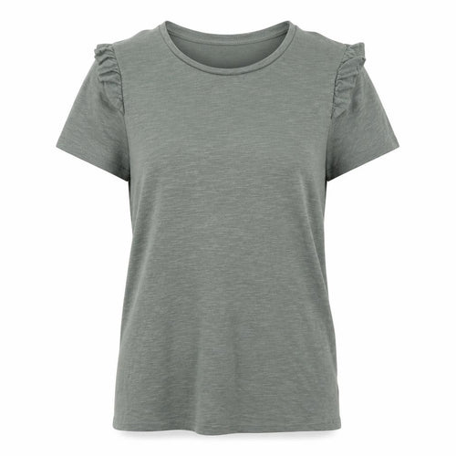 Papaya Womens Green   Basic T-Shirt Size 10