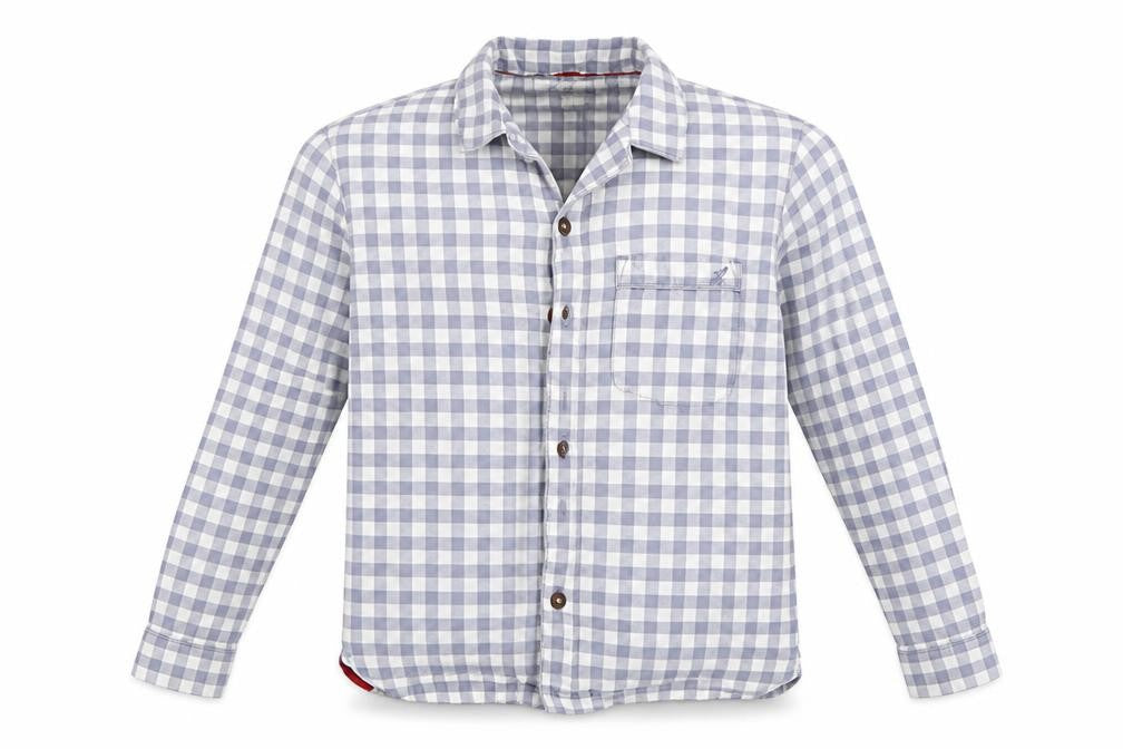 Marks and Spencer Boys Grey   Basic Button-Up Size 9-10 Years