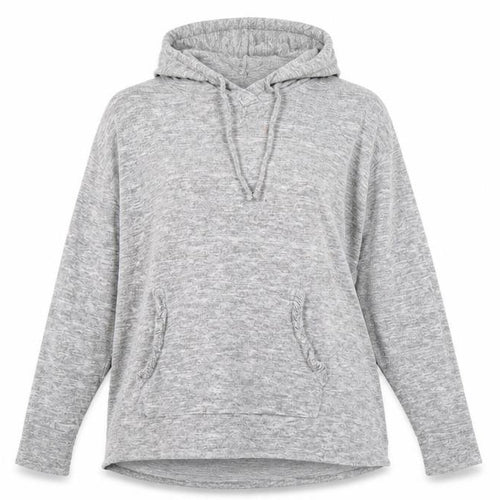 Papaya Womens Grey   Pullover Hoodie Size L