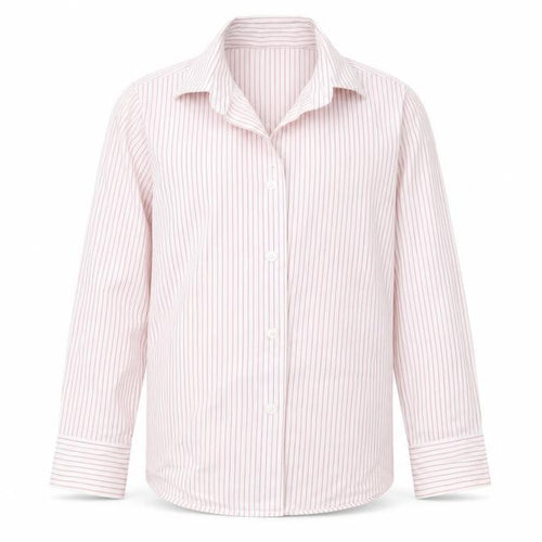 Duck & Dodge Boys Red Striped  Basic Button-Up Size 6 Years