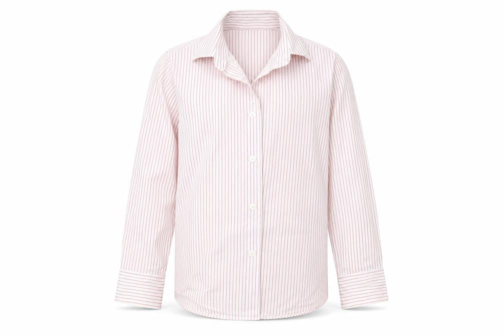 Duck & Dodge Boys Red Striped  Basic Button-Up Size 6 Years