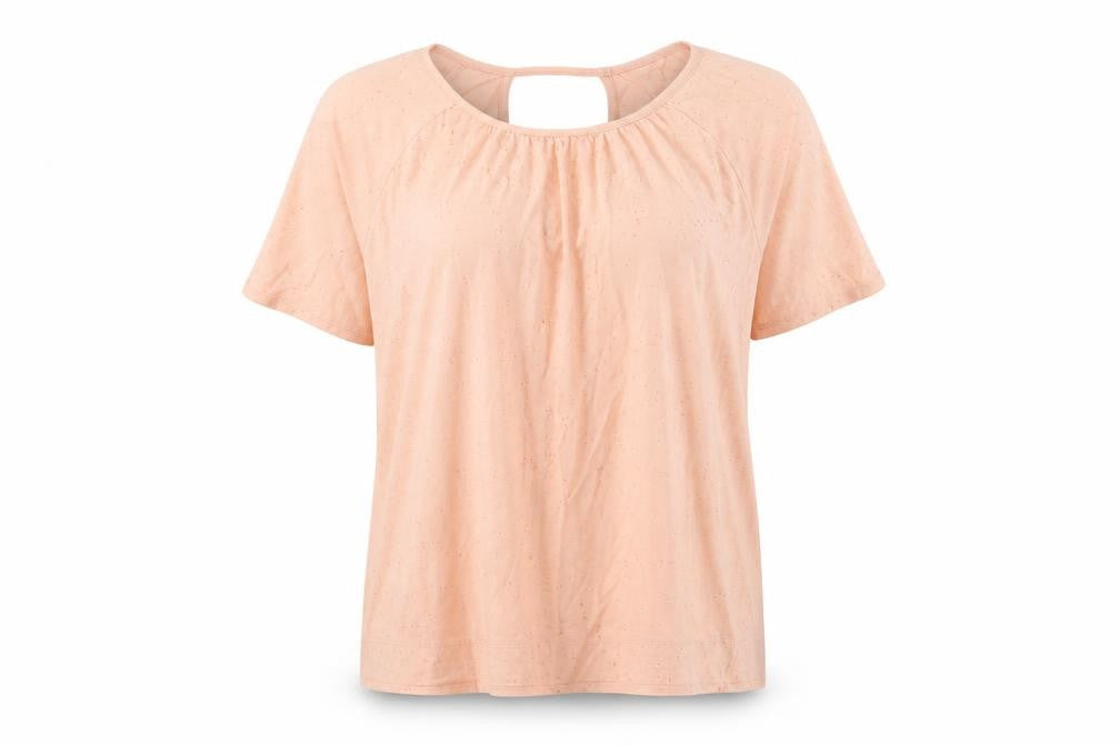 Next Womens Pink Polka Dot Jersey Basic Blouse Size 12