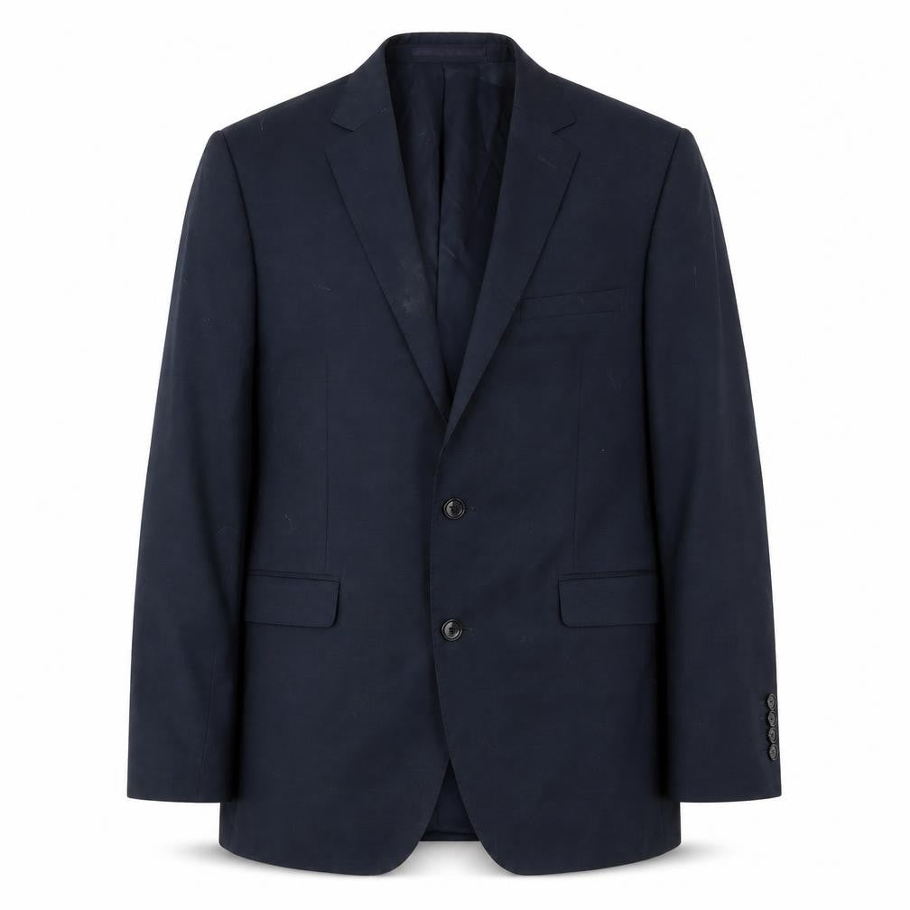 Preworn Mens Blue   Jacket Suit Jacket Size 40