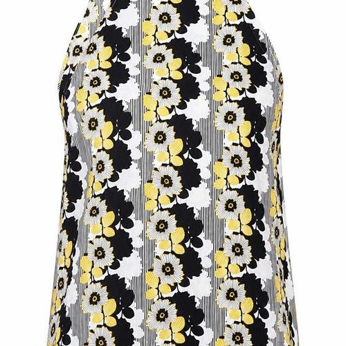 Miss Selfridge Womens Black Floral Chiffon Basic Blouse Size 10