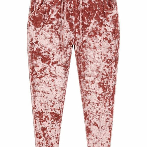 Preworn Womens Pink  Velour Sweatpants Trousers Size 30 in L27 in
