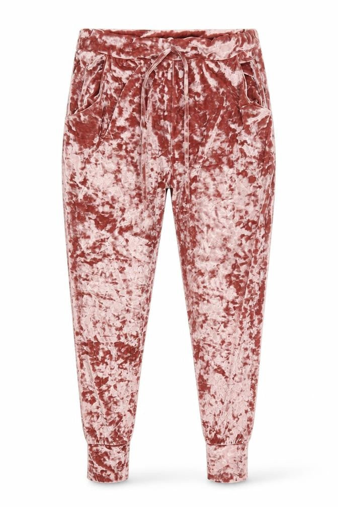 Preworn Womens Pink  Velour Sweatpants Trousers Size 30 in L27 in
