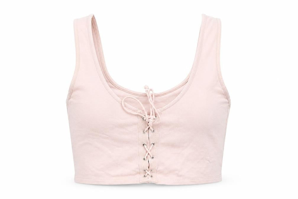 Topshop Womens Pink   Basic Tank Size 6