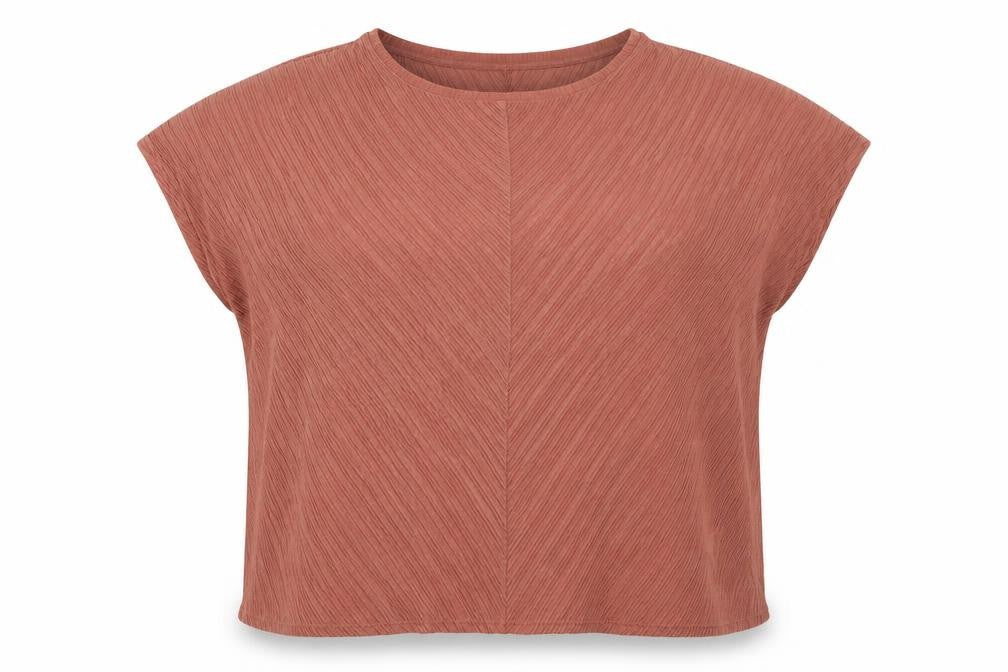 Garfield & Marks Womens Beige   Basic T-Shirt Size 12
