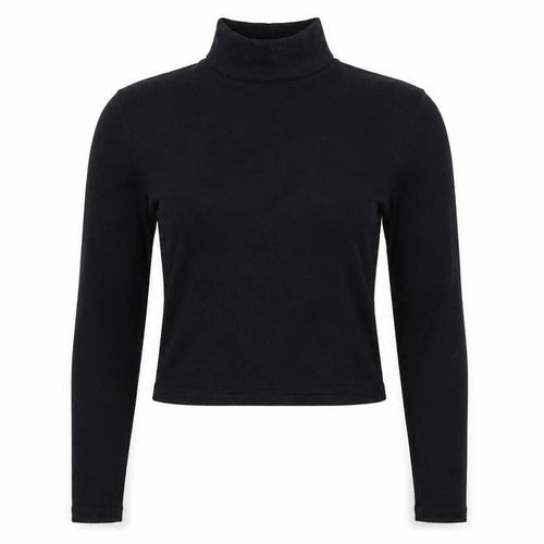 Quiz Womens Black   Cropped T-Shirt Size 12