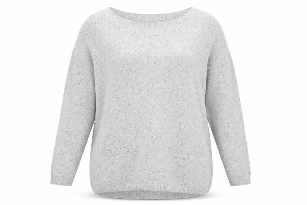 Next Womens Grey  Knit Pullover Jumper Size 14