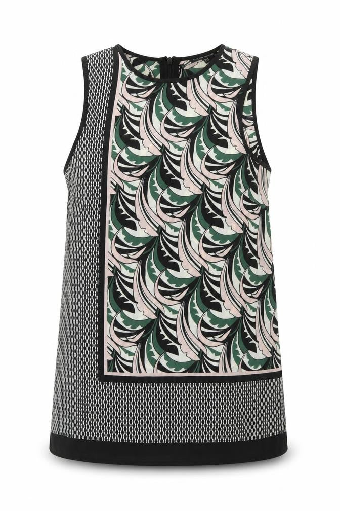 Warehouse Womens Pink Floral  Basic Tank Size 8