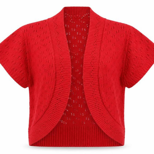 glamarose Womens Red   Cardigan Jumper Size 12