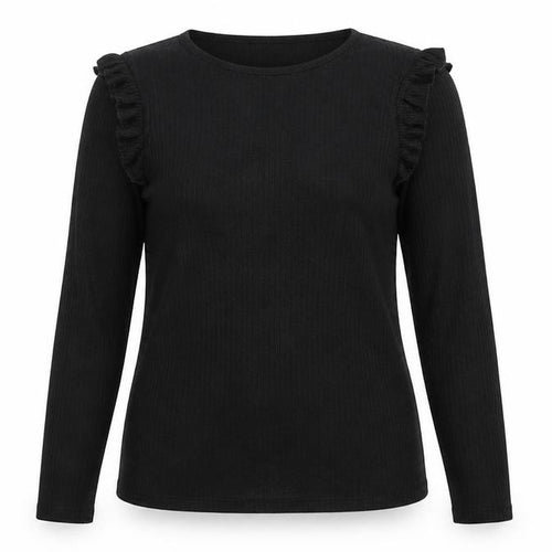 New Look Womens Black  Knit Pullover Jumper Size 14