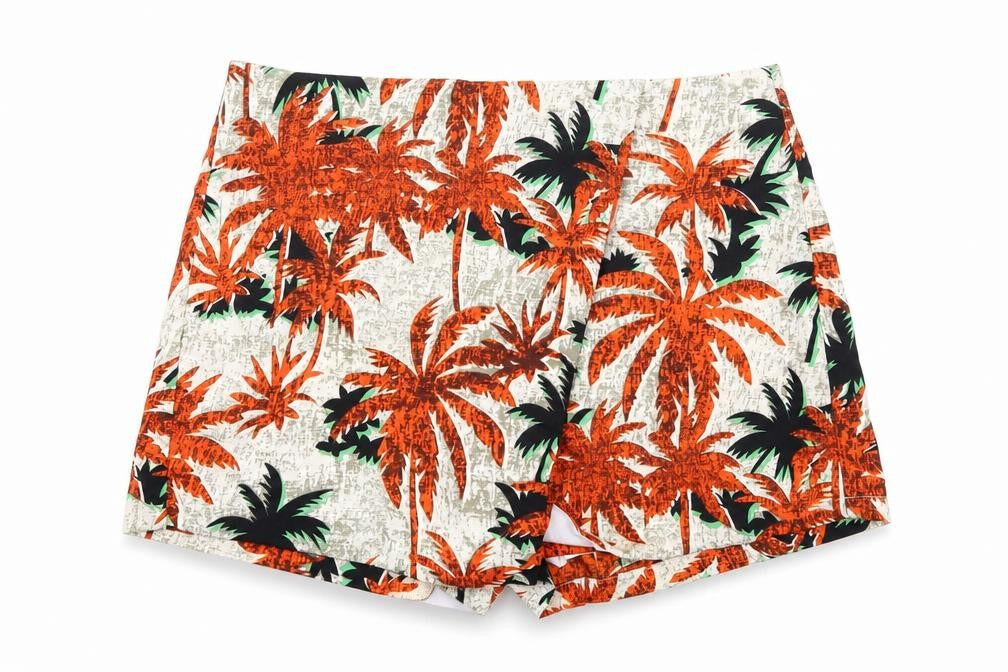 urmoda Womens Beige Floral  Hot Pants Shorts Size L