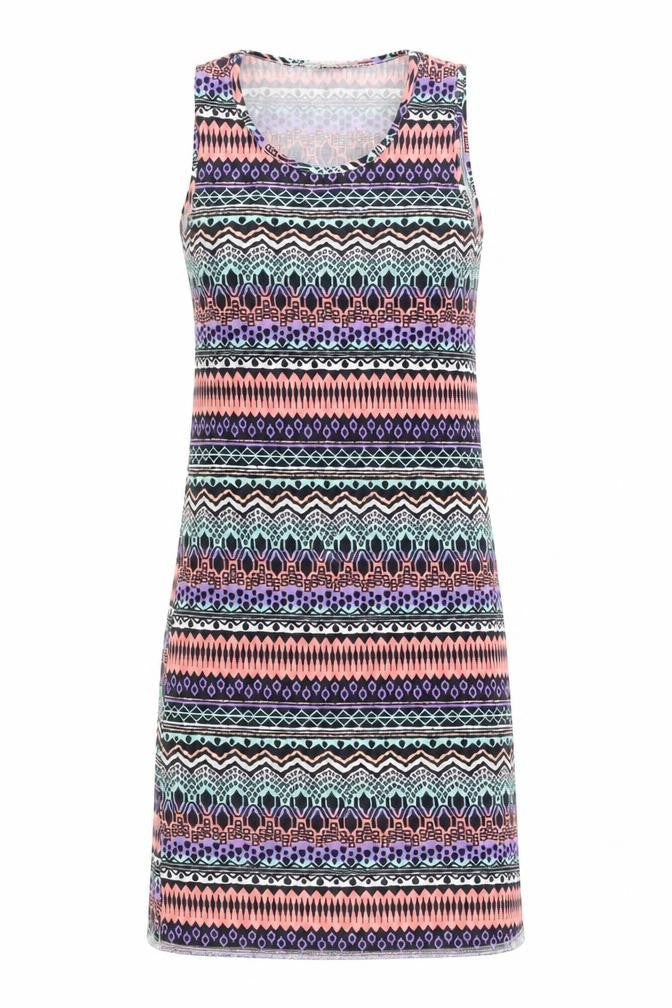 CAMEO ROSE Womens Black Geometric  Tank Dress  Size S