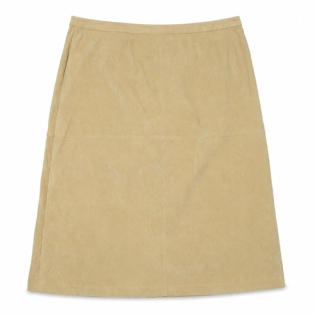 Plus Collection Womens Yellow   A-Line Skirt Size 22