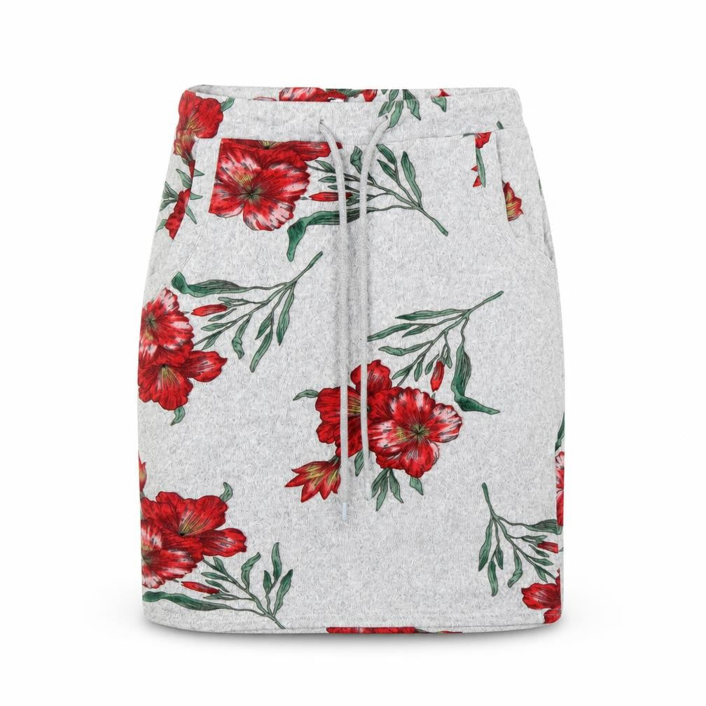 mshll girl Womens Grey Floral  Straight & Pencil Skirt Size XS