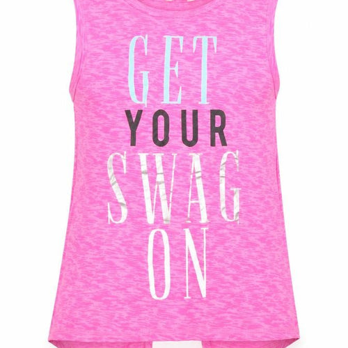 miss evie Girls Pink   Basic Tank Size 11-12 Years