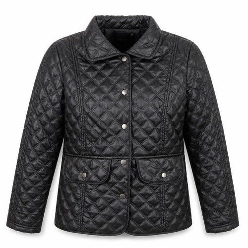 Dreams Womens Black Geometric  Jacket  Size 10