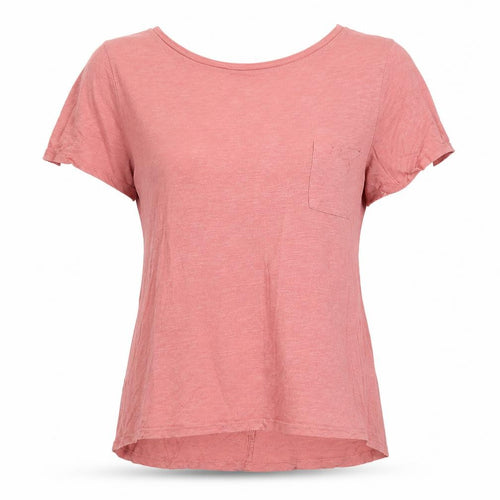 Select Womens Pink   Basic T-Shirt Size 12
