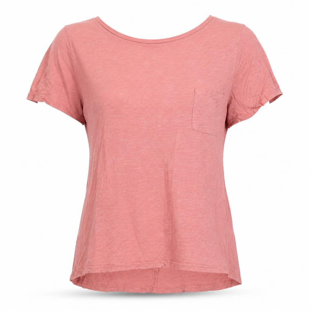 Select Womens Pink   Basic T-Shirt Size 12