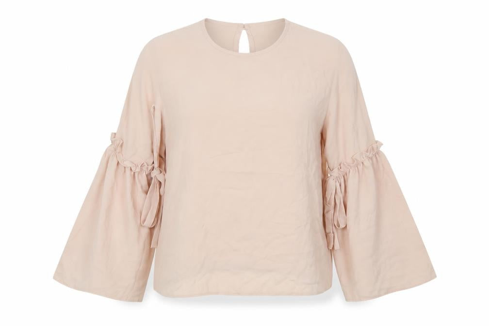 Preworn Womens Pink   Basic Blouse Size 12