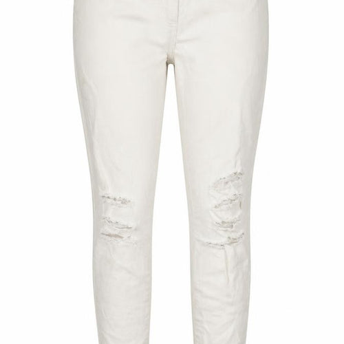 Parisian Womens White  Denim Straight Jeans Size 12 L26 in