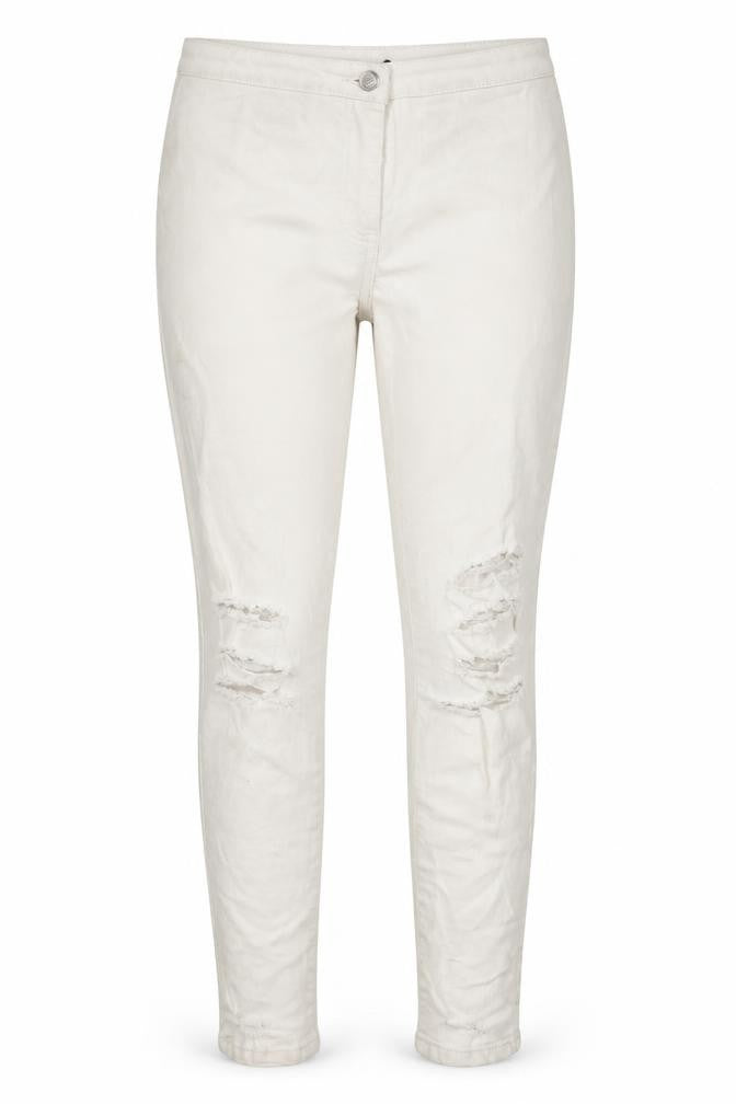Parisian Womens White  Denim Straight Jeans Size 12 L26 in