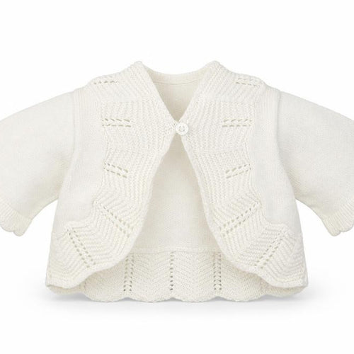 Gap Girls White   Cardigan Jumper Size 6-9 Months