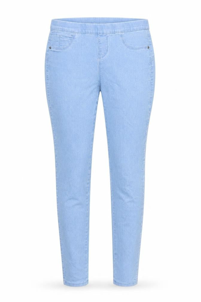 Denim & Co. Womens Blue  Denim Jegging Jeans Size 10 L30 in