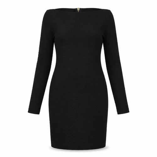 Lipsy Womens Black Animal Print  Bodycon  Size 8