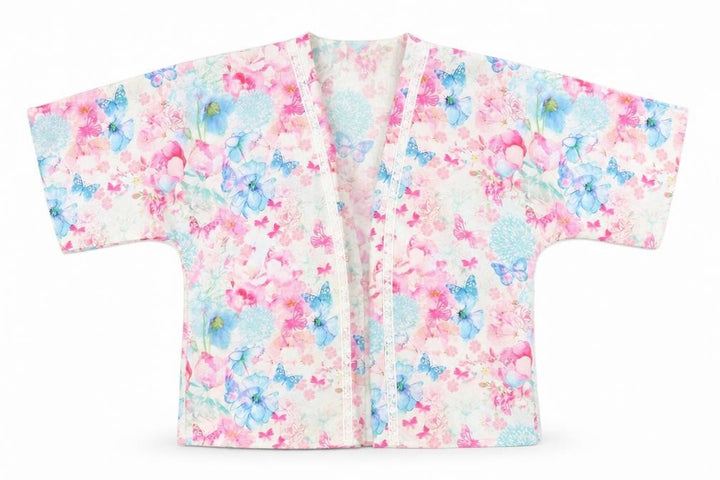 Matalan Girls Multicoloured Floral  Kimono Blouse Size 12 Years