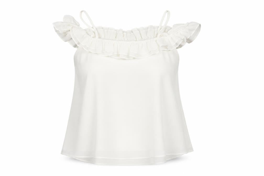 Topshop Womens White   Tunic Blouse Size 12
